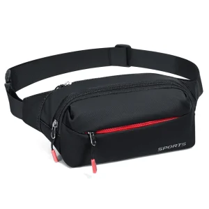 Functional Waist Bag - Casual Style, Travel Gear | Adjustable Shoulder Strap | Durable Zipper Closure